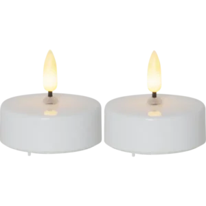 Led värmeljus 2-pack Flamme (Batteri)